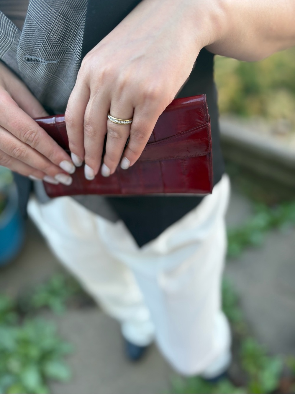 Vintage Real Eel Skin Wallet